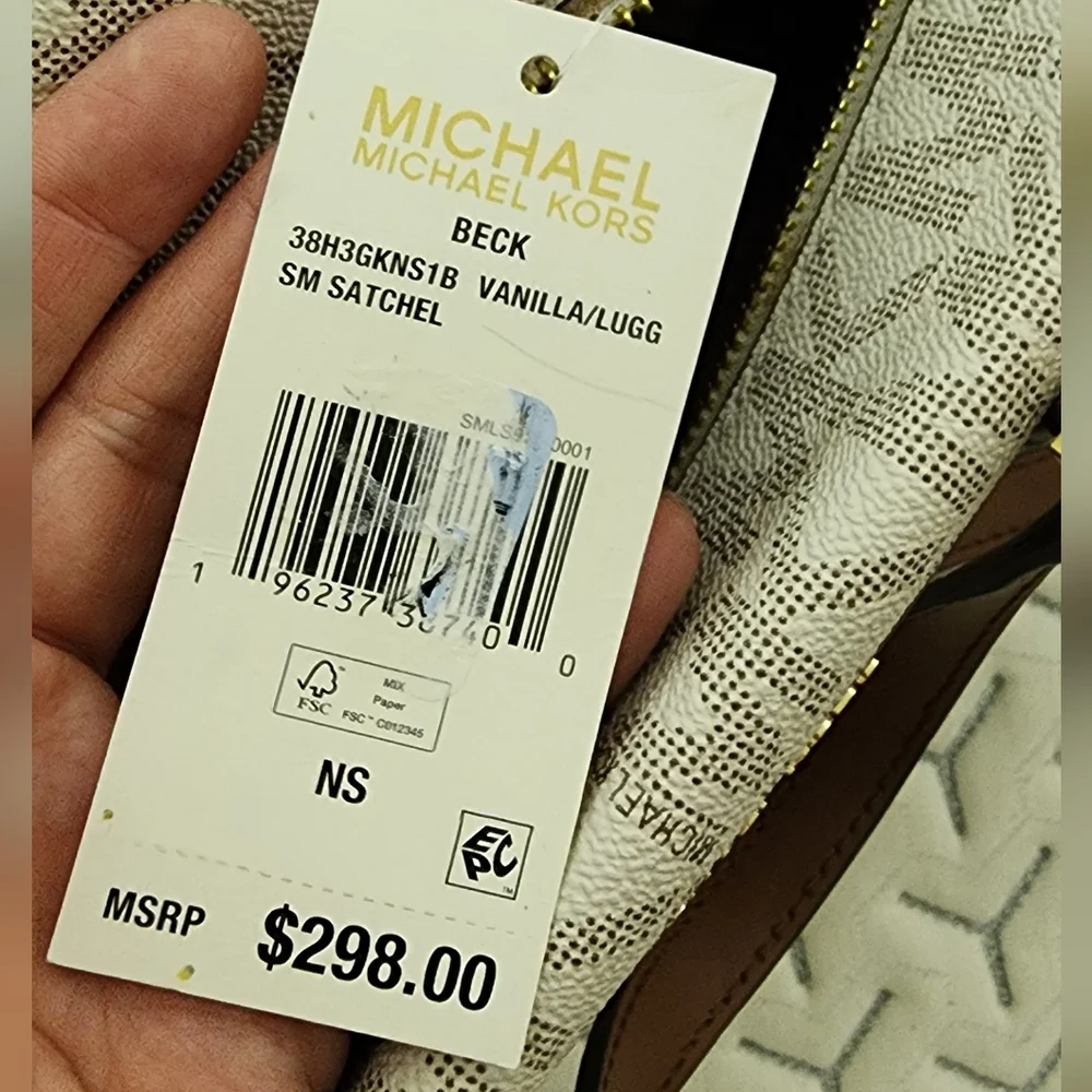 Michael Kors Brown and‎ Cream Women's Bag
